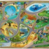 Ultrasoft Spielteppich, Zoo, 100 X 150 Cm -Garten - Balkon Store achoka r ultrasoft spielteppich zoo 100 x 150 cm