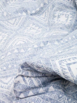 Perkal-Bettwäsche-Set In Blau/ Weiß 10 Perkal-Bettwäsche-Set In Blau/ Weiß -Garten - Balkon Store avance perkal bettwasche set in blau weiss 2