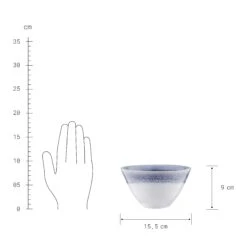 4x Schale 640ml ATLANTIS In Blau -Garten - Balkon Store butlers 4x schale 640ml atlantis in blau 3