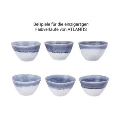 4x Schale 640ml ATLANTIS In Blau -Garten - Balkon Store butlers 4x schale 640ml atlantis in blau 7