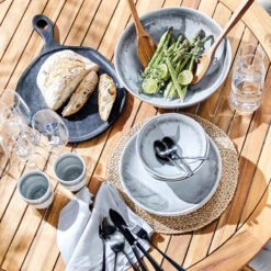 4x Schale 640ml ATLANTIS In Blau -Garten - Balkon Store butlers 4x schale 640ml atlantis in blau 8