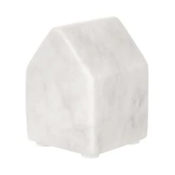 Deko-Haus L 6 X H 9cm BLOCKHOUSE In Weiß -Garten - Balkon Store butlers deko haus l 6 x h 9cm blockhouse in weiss 4