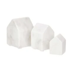 Deko-Haus L 6 X H 9cm BLOCKHOUSE In Weiß -Garten - Balkon Store butlers deko haus l 6 x h 9cm blockhouse in weiss 6