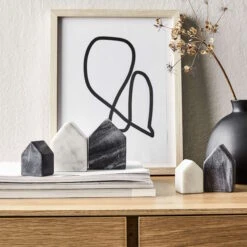 Deko-Haus L 6 X H 9cm BLOCKHOUSE In Weiß -Garten - Balkon Store butlers deko haus l 6 x h 9cm blockhouse in weiss 8