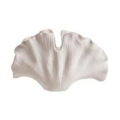 Deko-Objekt Blatt Höhe 21cm GINKGO In Creme -Garten - Balkon Store butlers deko objekt blatt hohe 21cm ginkgo in creme 4