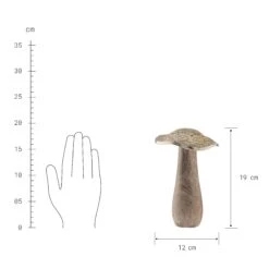 Deko-Pilz Höhe 19cm HARVEST SPLENDOR In Gold 8 Deko-Pilz Höhe 19cm HARVEST SPLENDOR In Gold -Garten - Balkon Store butlers deko pilz hohe 19cm harvest splendor in gold 2