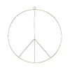Deko Ring Ø38cm PEACE In Gold -Garten - Balkon Store butlers deko ring o38cm peace in gold