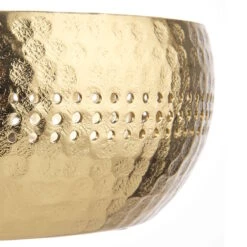 Deko-Schale Mit Lochrand Ø27cm BALI In Gold -Garten - Balkon Store butlers deko schale mit lochrand o27cm bali in gold 4