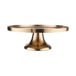 Deko-Teller Mit Fuß Ø50cm BANQUET In Gold -Garten - Balkon Store butlers deko teller mit fuss o50cm banquet in gold 2