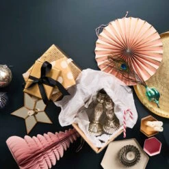 Deko-Teller Ø38cm GOLDEN STAR In Gold -Garten - Balkon Store butlers deko teller o38cm golden star in gold 3