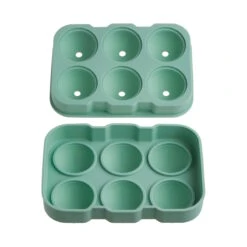 Eiswürfelform XXL 6 Eisbälle COOL DOWN In Salbei -Garten - Balkon Store butlers eiswurfelform xxl 6 eisballe cool down in salbei 4