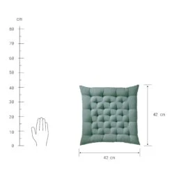 Futonkissen L 42 X B 42cm SOLID In Salbei 9 Futonkissen L 42 X B 42cm SOLID In Salbei -Garten - Balkon Store butlers futonkissen l 42 x b 42cm solid in salbei 3