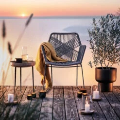 Garten - Balkon Store -Garten - Balkon Store butlers gartensessel cordee in dunkelgrau 1