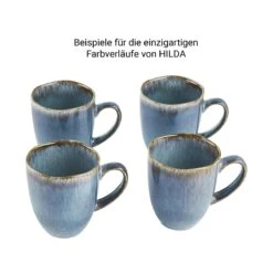 Geschirr-Set 16-tlg. HILDA In Dunkelblau -Garten - Balkon Store butlers geschirr set 16 tlg hilda in dunkelblau 17