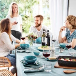 Geschirr-Set Zum Dinner 12-tlg. DE LA ROYA In Blau -Garten - Balkon Store butlers geschirr set zum dinner 12 tlg de la roya in blau 10