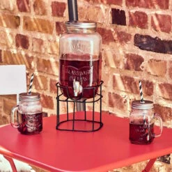 Getränkespender 2-teilig REFRESH In Transparent 18 Getränkespender 2-teilig REFRESH In Transparent -Garten - Balkon Store butlers getrankespender 2 teilig refresh in transparent 5