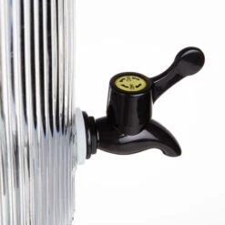 Getränkespender Mit Ständer 2 Tlg. FOUNTAIN In Transparent-Schwarz -Garten - Balkon Store butlers getrankespender mit stander 2 tlg fountain in transparent schwarz 6