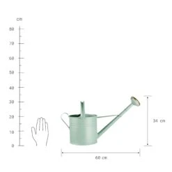 Gießkanne 8l ZINC In Pastellgrün -Garten - Balkon Store butlers giesskanne 8l zinc in pastellgrun 2