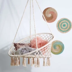 Hängesessel Mit Fransen Ø100cm PARADISE NOW In Creme -Garten - Balkon Store butlers hangesessel mit fransen o100cm paradise now in creme 9