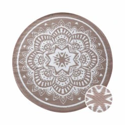 In- & Outdoor-Teppich Flora Ø150cm COLOUR CLASH In Natur-Weiß 10 In- & Outdoor-Teppich Flora Ø150cm COLOUR CLASH In Natur-Weiß -Garten - Balkon Store butlers in and outdoor teppich flora o150cm colour clash in natur weiss 2