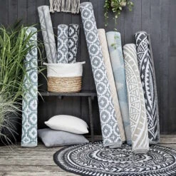 In- & Outdoor-Teppich Mosaik L 200 X B 150cm COLOUR CLASH In Taupe -Garten - Balkon Store butlers in and outdoor teppich mosaik l 200 x b 150cm colour clash in taupe 5