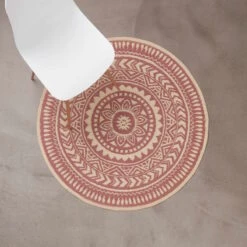 In- & Outdoor-Teppich Ø118cm COLOUR CLASH In Hellrot-Creme 14 In- & Outdoor-Teppich Ø118cm COLOUR CLASH In Hellrot-Creme -Garten - Balkon Store butlers in and outdoor teppich o118cm colour clash in hellrot creme 3