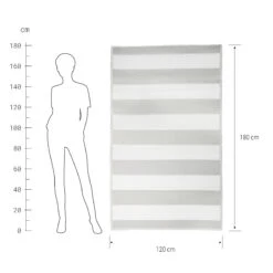 In- & Outdoor-Teppich Streifen L 180 X B 120cm COLOUR CLASH In Grau -Garten - Balkon Store butlers in and outdoor teppich streifen l 180 x b 120cm colour clash in grau 2