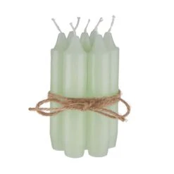 Kerzenhalter & Kerzen-Set Salbei LITTLE LIGHT In Transparent-Gold -Garten - Balkon Store butlers kerzenhalter and kerzen set salbei little light in transparent gold 3