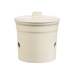 Knoblauchtopf Ø 14 Cm MRS. WINTERBOTTOM'S In Creme -Garten - Balkon Store butlers knoblauchtopf o 14 cm mrs winterbottoms in creme 2