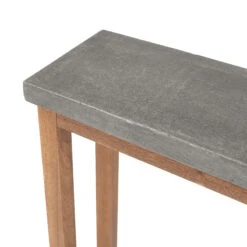 Konsole Mit Zementplatte CONCRETE In Natur-Grau -Garten - Balkon Store butlers konsole mit zementplatte concrete in natur grau 5
