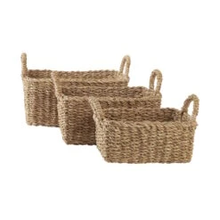 Korb Rechteckig L 30 X B 24cm ERLA In Natur 10 Korb Rechteckig L 30 X B 24cm ERLA In Natur -Garten - Balkon Store butlers korb rechteckig l 30 x b 24cm erla in natur 3
