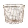 Korb Rund Ø36cm GRID In Gold 2 Korb Rund Ø36cm GRID In Gold -Garten - Balkon Store butlers korb rund o36cm grid in gold