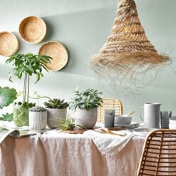 Lampenschirm Höhe 40cm BOMAS In Natur -Garten - Balkon Store butlers lampenschirm hohe 40cm bomas in natur 7