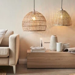 Lampenschirm Ø49cm CORBELLE In Natur 18 Lampenschirm Ø49cm CORBELLE In Natur -Garten - Balkon Store butlers lampenschirm o49cm corbelle in natur 7