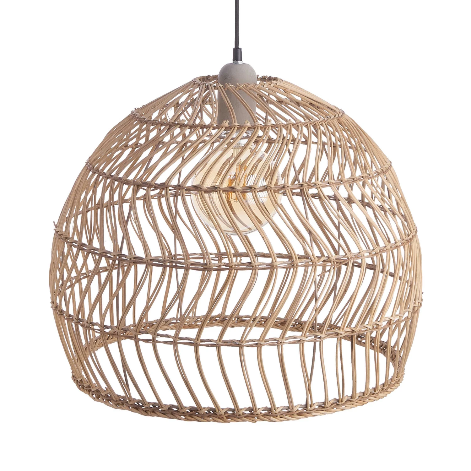 Lampenschirm Ø49cm CORBELLE In Natur 2 Lampenschirm Ø49cm CORBELLE In Natur