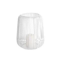 Laterne Höhe 25cm COCOON In Weiß -Garten - Balkon Store butlers laterne hohe 25cm cocoon in weiss 2