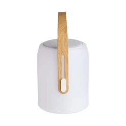 LED Leuchte Mit Bluetooth® Und Farbwechsel SOUND LOUNGE In Weiß-Hellbraun -Garten - Balkon Store butlers led leuchte mit bluetooth r und farbwechsel sound lounge in weiss hellbraun 10