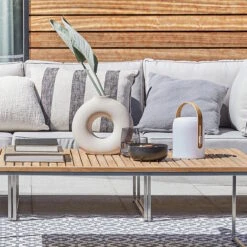 LED Leuchte Mit Bluetooth® Und Farbwechsel SOUND LOUNGE In Weiß-Hellbraun -Garten - Balkon Store butlers led leuchte mit bluetooth r und farbwechsel sound lounge in weiss hellbraun 17