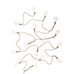 LED Lichterkette Mit Naturseil 15 Lichter Und Stecker BULB LIGHTS In Natur -Garten - Balkon Store butlers led lichterkette mit naturseil 15 lichter und stecker bulb lights in natur 2