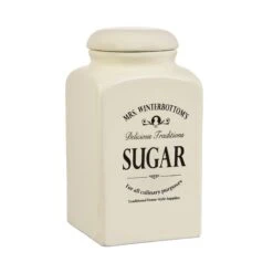 Mehl- & Zuckerdose MRS. WINTERBOTTOM'S In Creme -Garten - Balkon Store butlers mehl and zuckerdose mrs winterbottoms in creme 2