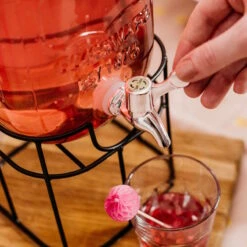 Metallständer Für Getränkespender REFRESH In Schwarz -Garten - Balkon Store butlers metallstander fur getrankespender refresh in schwarz 4