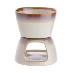 Mini-Fondue Mit 2 Gabeln AU CHOCOLAT In Beige -Garten - Balkon Store butlers mini fondue mit 2 gabeln au chocolat in beige 5