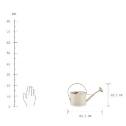 Mini-Gießkanne 1,5l ZINC In Beige -Garten - Balkon Store butlers mini giesskanne 1 5l zinc in beige 3