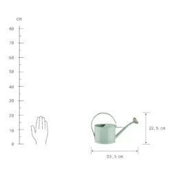 Mini-Gießkanne 1,5l ZINC In Pastellgrün -Garten - Balkon Store butlers mini giesskanne 1 5l zinc in pastellgrun 2