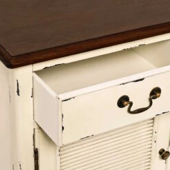 Nachttisch CABOTT COVE In Creme-Braun -Garten - Balkon Store butlers nachttisch cabott cove in creme braun 9