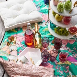 Picknickdecke Japan B 140 X T 180cm PICNIC DELUXE In Bunt -Garten - Balkon Store butlers picknickdecke japan b 140 x t 180cm picnic deluxe in bunt 7