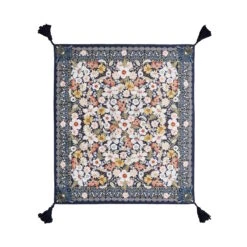 Picknickdecke L 175 X B 154cm BETWEEN FLOWERS In Dunkelblau 14 Picknickdecke L 175 X B 154cm BETWEEN FLOWERS In Dunkelblau -Garten - Balkon Store butlers picknickdecke l 175 x b 154cm between flowers in dunkelblau 2