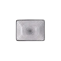 Schale Eckig 50ml DIM SUM In Schwarz-Weiß -Garten - Balkon Store butlers schale eckig 50ml dim sum in schwarz weiss 2