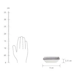 Schale Eckig 50ml DIM SUM In Schwarz-Weiß -Garten - Balkon Store butlers schale eckig 50ml dim sum in schwarz weiss 3