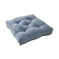 Sitzkissen L 40 X B 40cm SOLID In Blau -Garten - Balkon Store butlers sitzkissen l 40 x b 40cm solid in blau 2